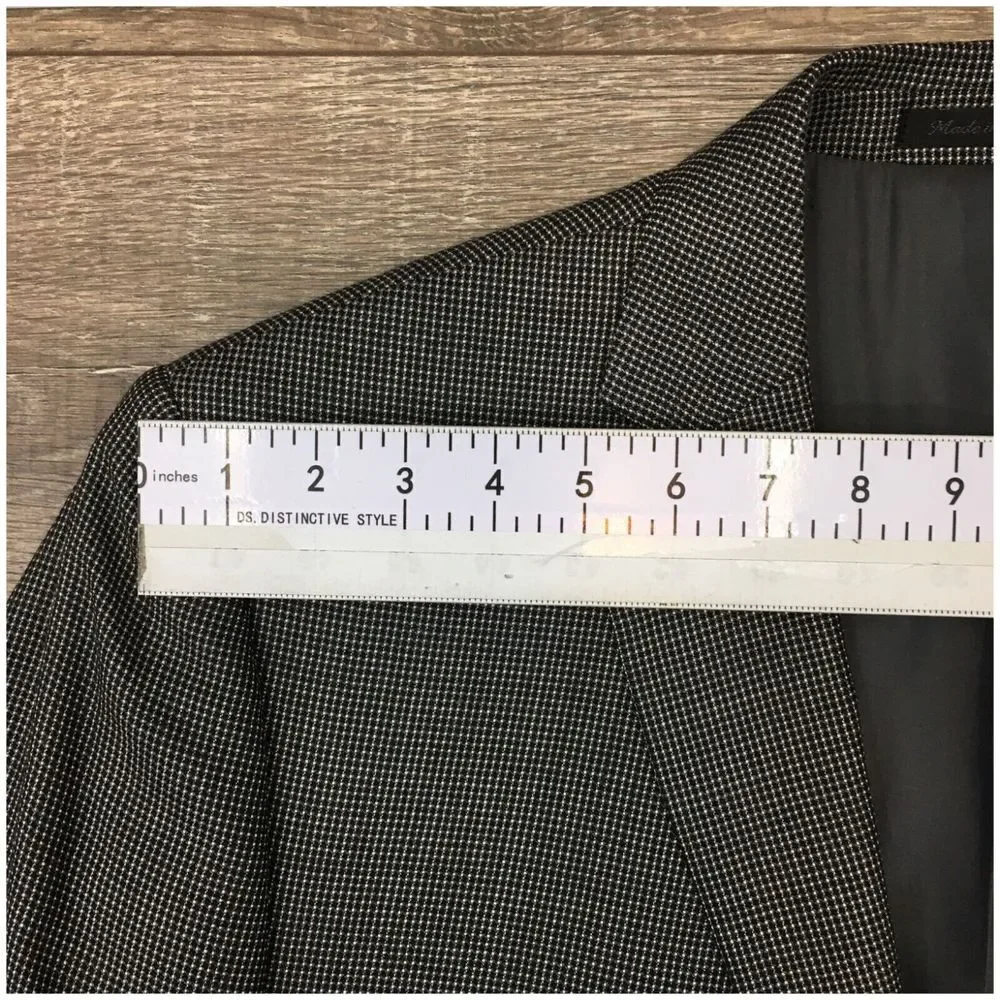 Calvin Klein Mens Blazer Sport Coat Casual Jacket Size‎ 42L Wool Silk Suit